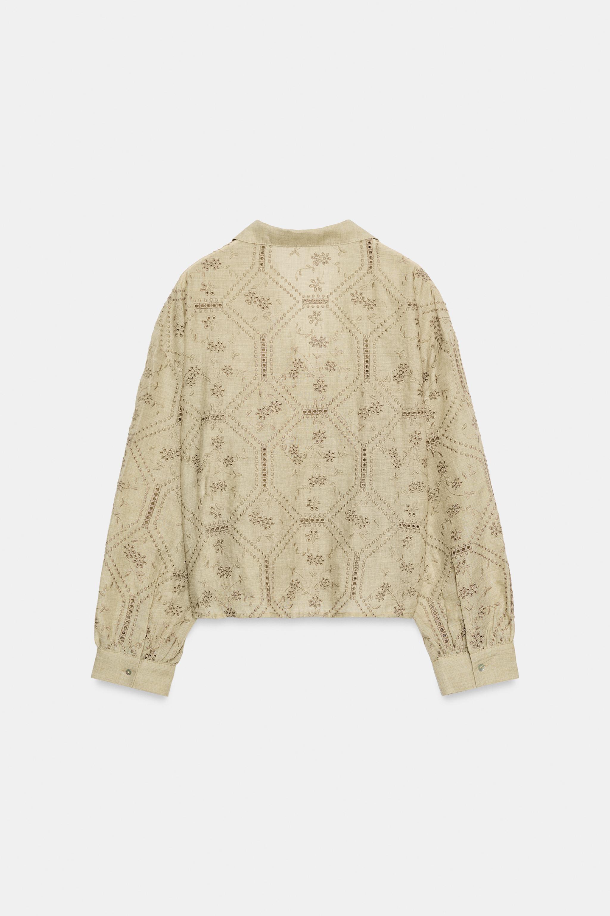 CHEMISE BRODERIES PERFORÉES